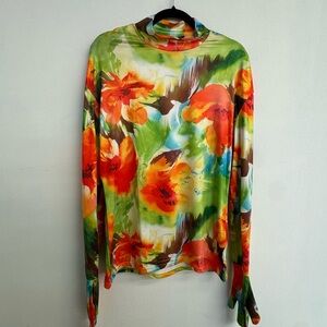 Floral Multicolor Women's Top